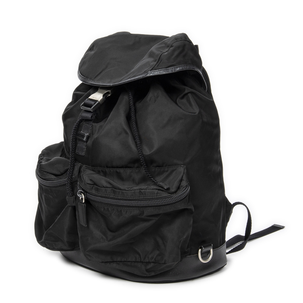 Prada Double Pocket Drawstring Backpack - image 2